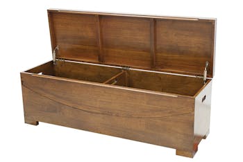 Banc coffre Hévéa 130x40x45cm NIAGARA