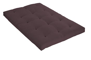 Véritable Futon coton QUEEN SIZE 160 X 200 cm chocolat