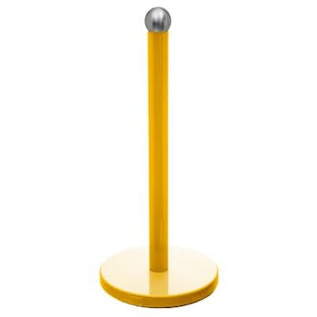 Support à essuie-tout en métal jaune D15xH34cm