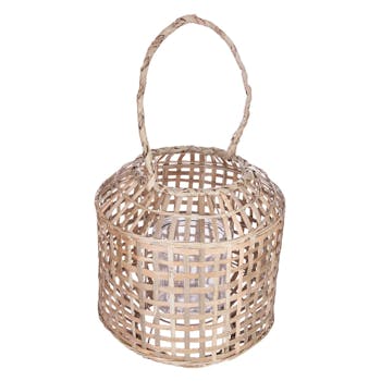 Lanterne en bambou coloris naturel D28xH28cm