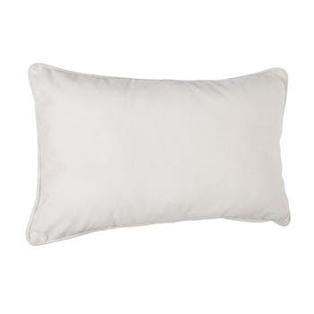 Coussin couleur ivoire 30x50cm