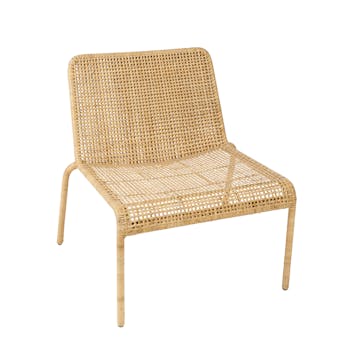 Chauffeuse fauteuil rotin naturel tressé ref. 30020929