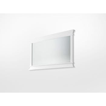 Miroir rectangulaire en bois blanc acajou 70x120cm ROYAN
