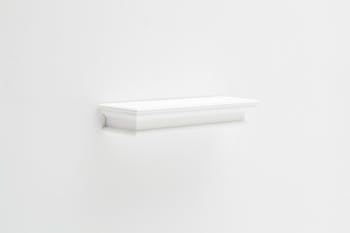Etagère flottante moderne bois blanc acajou L80xP23cm ROYAN
