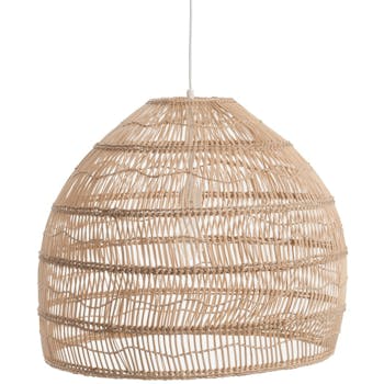 Suspension boule rotin naturel réf. 30021948