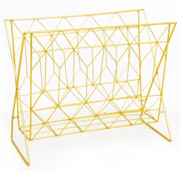 Range magazines filaire doré 39 cm