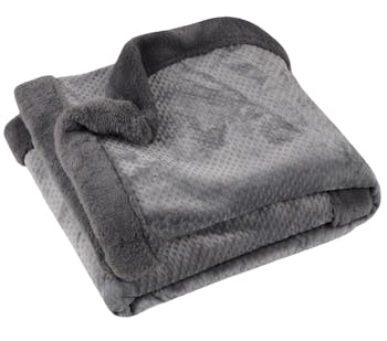 Plaid anthracite 130x160cm FLUFF