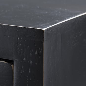 Echantillon Hévéa Finition Noir Veilli