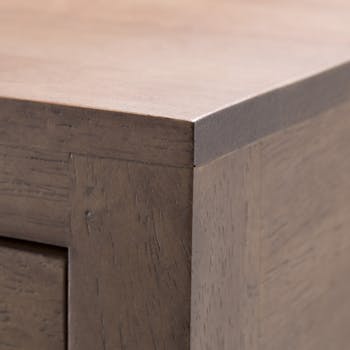 Echantillon Hévéa Finition Cacao Vernis Satiné Mat