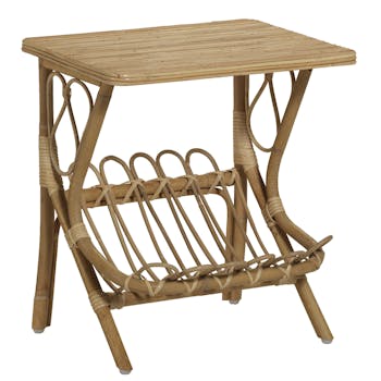 Table de chevet rotin LYDIE KOK