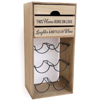 Range-bouteilles casier avec tiroirs