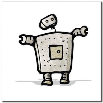 Tableau enfant robot