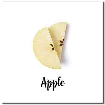 Tableau cuisine quartiers de pommes