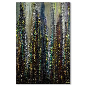 Tableau design abstrait tours aluminium