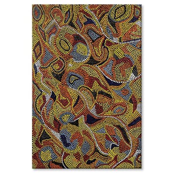 Tableau design abstrait mosaïque aluminium