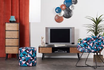 Chiffonnier vintage bicolore 4 tiroirs LIEGE