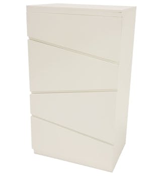 Commode destructurée hévéa 4 tiroirs 110cm OLGA