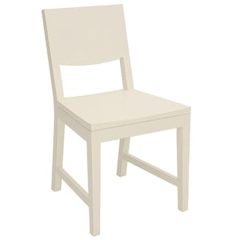 Chaise moderne hévéa OLGA