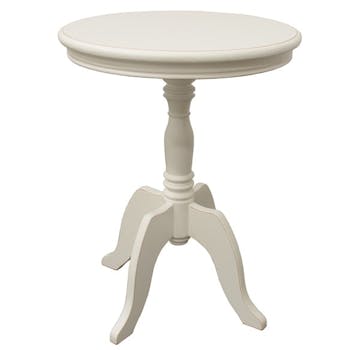 Guéridon galbé hévéa D65cm TRADITION