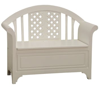 Banc coffre exotique hévéa 115x90cm TRADITION