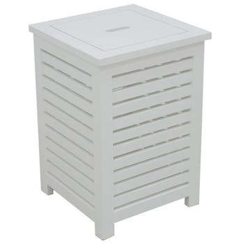 Panier à linge hévéa 38x38x56cm OLGA