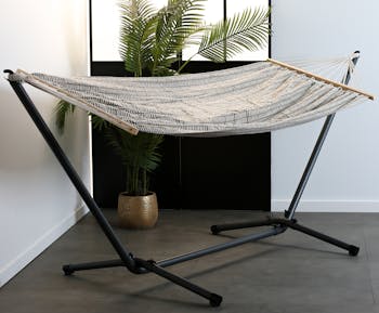 Hamac beige taupe 200cm