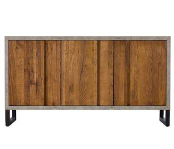 Buffet chêne massif avec encadrement OKA