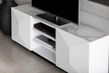 Meuble TV contemporain céramique VERONE