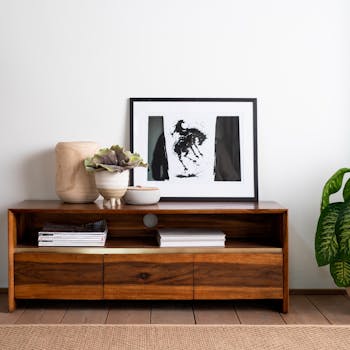 Meuble TV en bois de manguier FENI