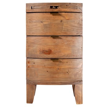Table de chevet en bois recyclé BELFAST