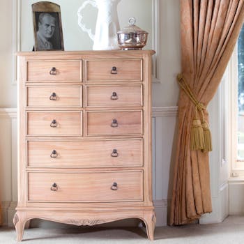 Commode en bois 8 tiroirs BLOIS