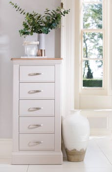 Chiffonnier bois de chêne et pin PORTLAND