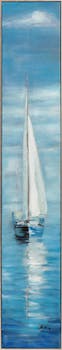 Tableau voilier en mer vertical version 2