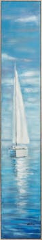 Tableau voilier en mer vertical version 3