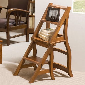 Chaise libraire teck miel BISHO