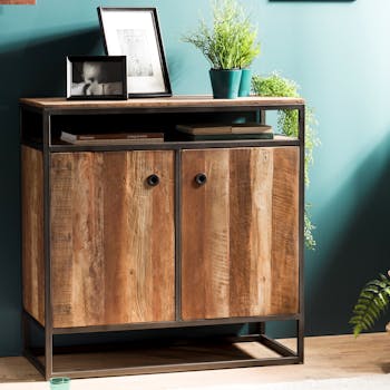 Buffet 2 portes bois recyclé SWING