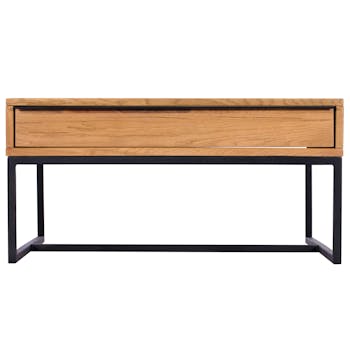 Table basse rectangulaire 2 tiroirs VOLGA