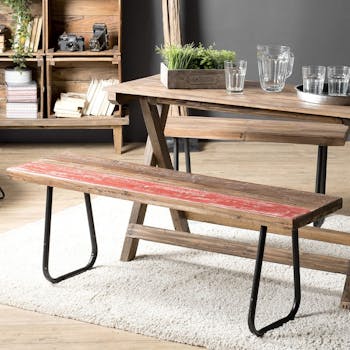 Banc bois recyclé JODHPUR