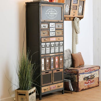 Meuble d'apothicaire 21 tiroirs LAMPHUN