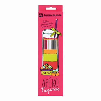 Pailles métal Apéro des copines (set de 10) DLP