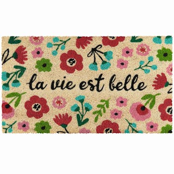 Paillasson COCO/PVC La vie est belle DLP