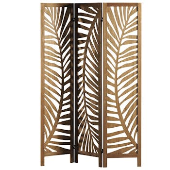 Paravent déco feuillage ajouré