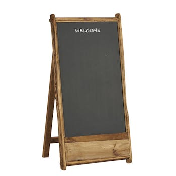 Chevalet ardoise bois de pin recyclé LAMPHUN