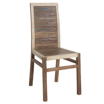 Chaise en bois de bateau recyclé SUMATRA