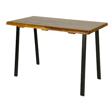 Table haute bois de suar métal HAWAI