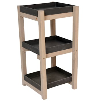 Etagère plante intérieur/extérieur gris foncé