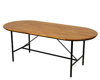 Table de jardin bois d'acacia 200 cm