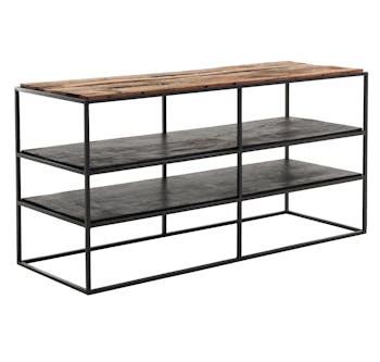 Meuble tv industriel vintage 112 cm CALGARY