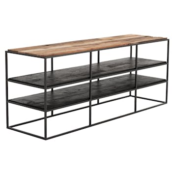 Meuble tv industriel vintage 140 cm CALGARY