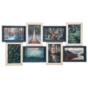 Cadre pêle-mêle 8 photos à suspendre